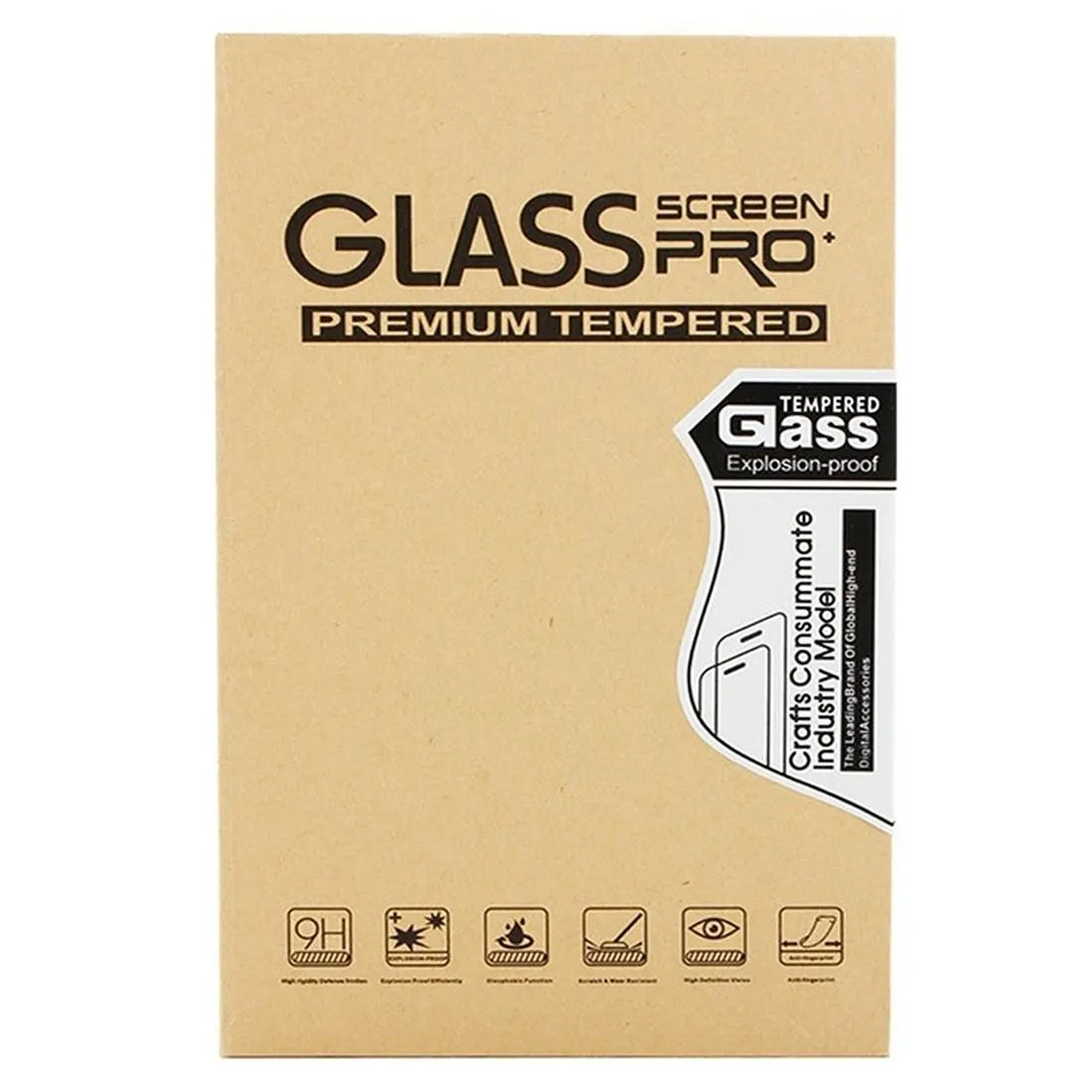 2-Pack Tempered Glass Film For Teclast M40 Air - 9H 0.3Mm Thickness