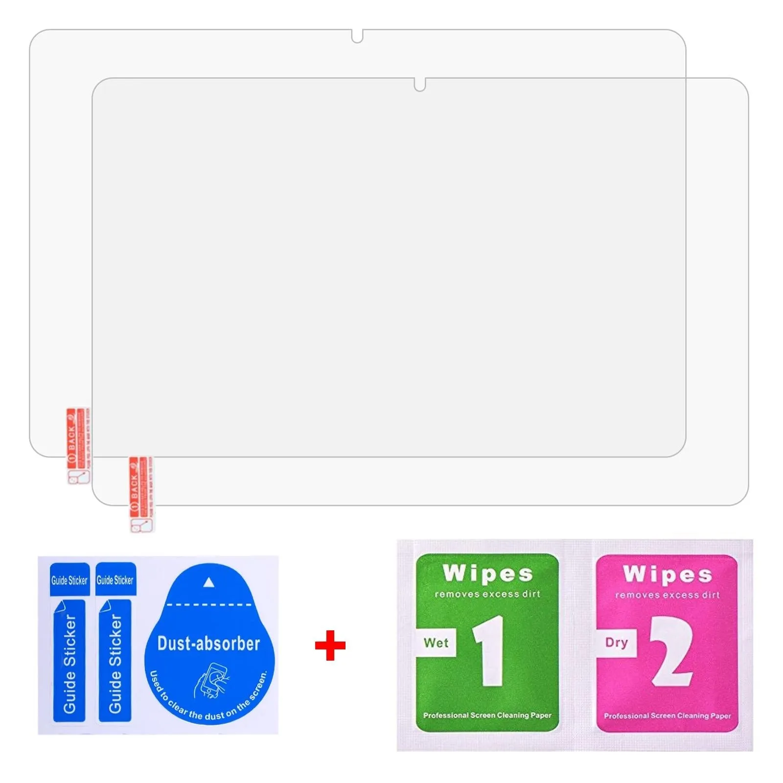 2-Pack Tempered Glass Tablet Film For Oscal / Google Pixel Tablets