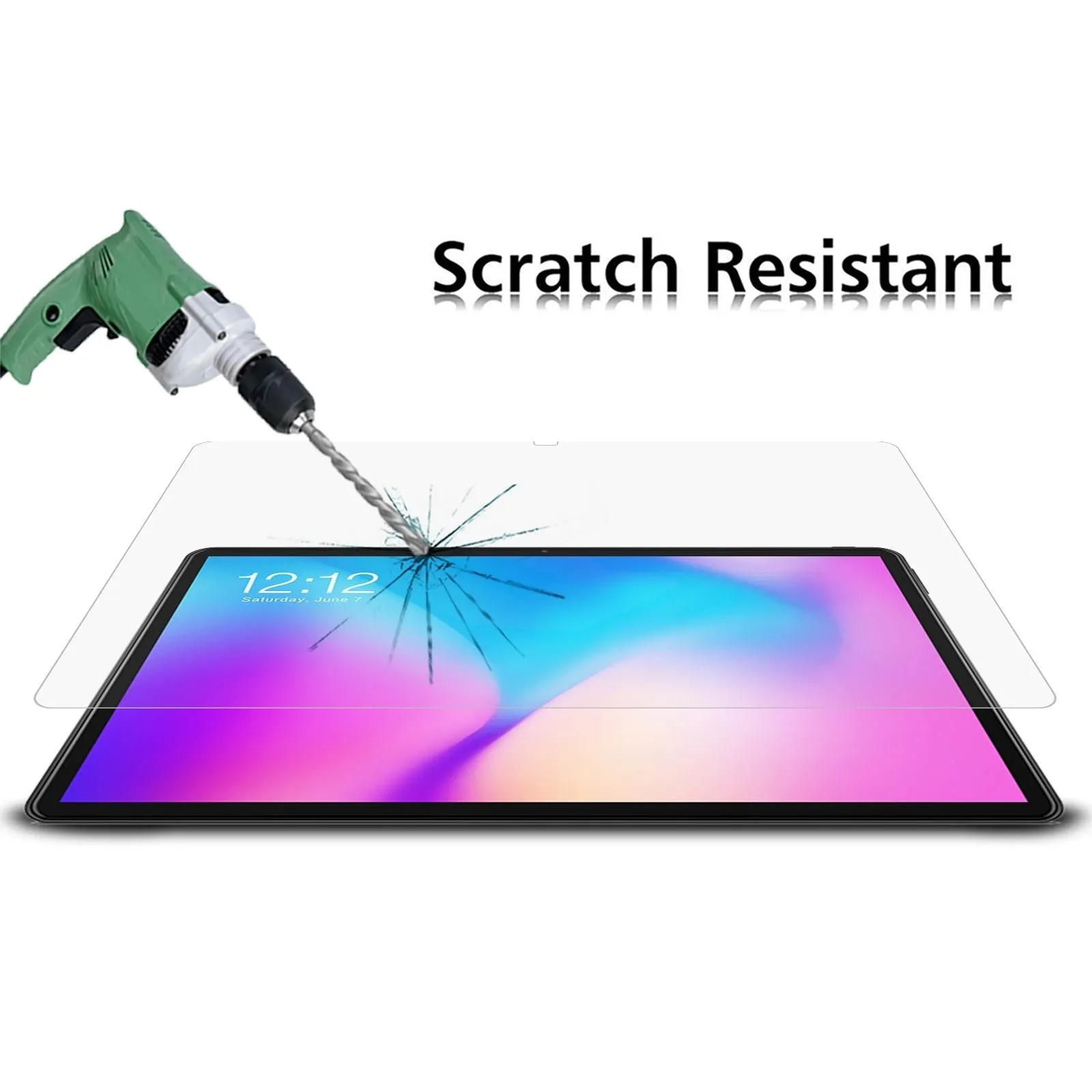 25-Pack Tempered Glass Film For Teclast T30 Tablet - 9H 2.5D Explosion-Proof