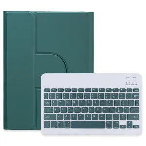 360 Degree Rotatable Bluetooth Keyboard Leather Case - Square Button