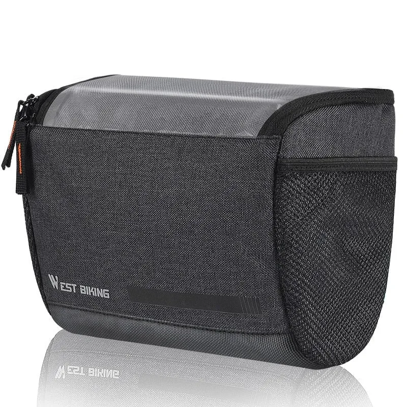 4.5l Handlebar Bicycle Bag with 7.5 Inch Touch Screen Phone Case