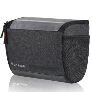 4.5l Handlebar Bicycle Bag with 7.5 Inch Touch Screen Phone Case