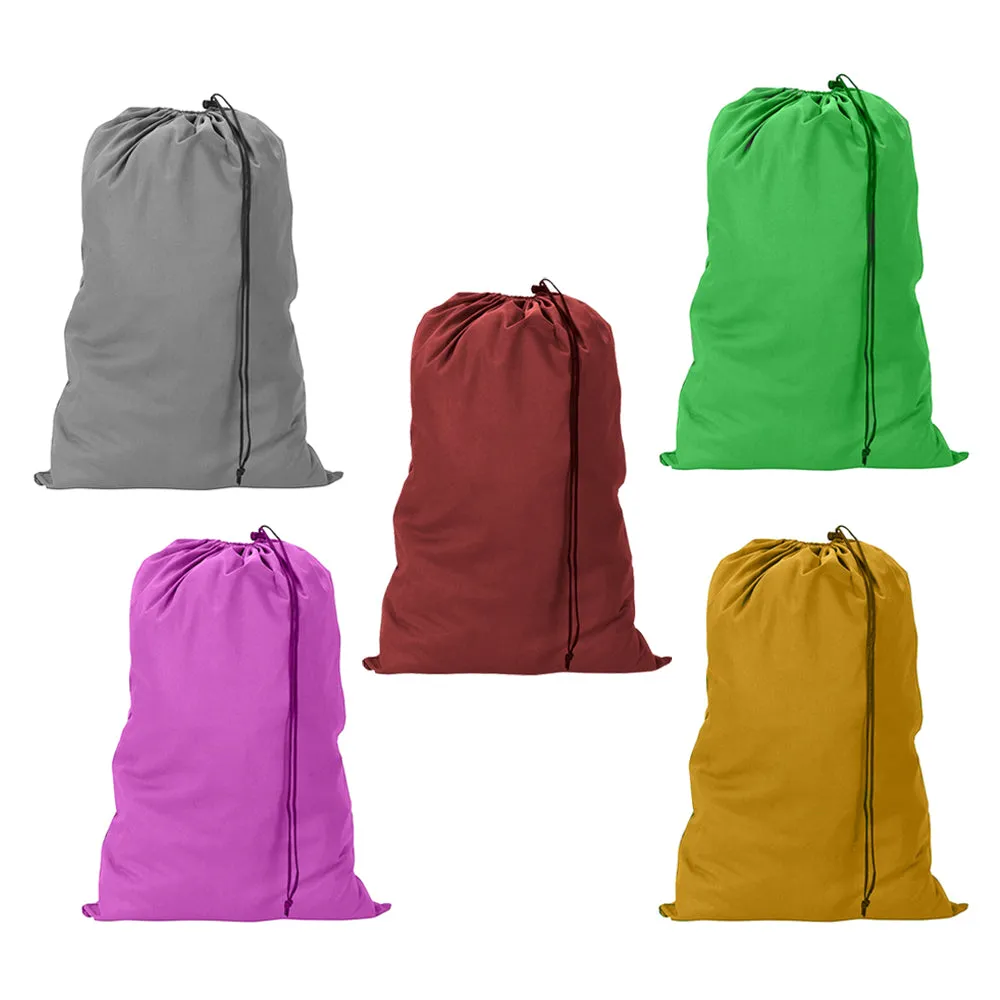 6 Jumbo Sized Laundry Bag Hamper Large Heavy Duty 28"X36" College Home Dorm Gym