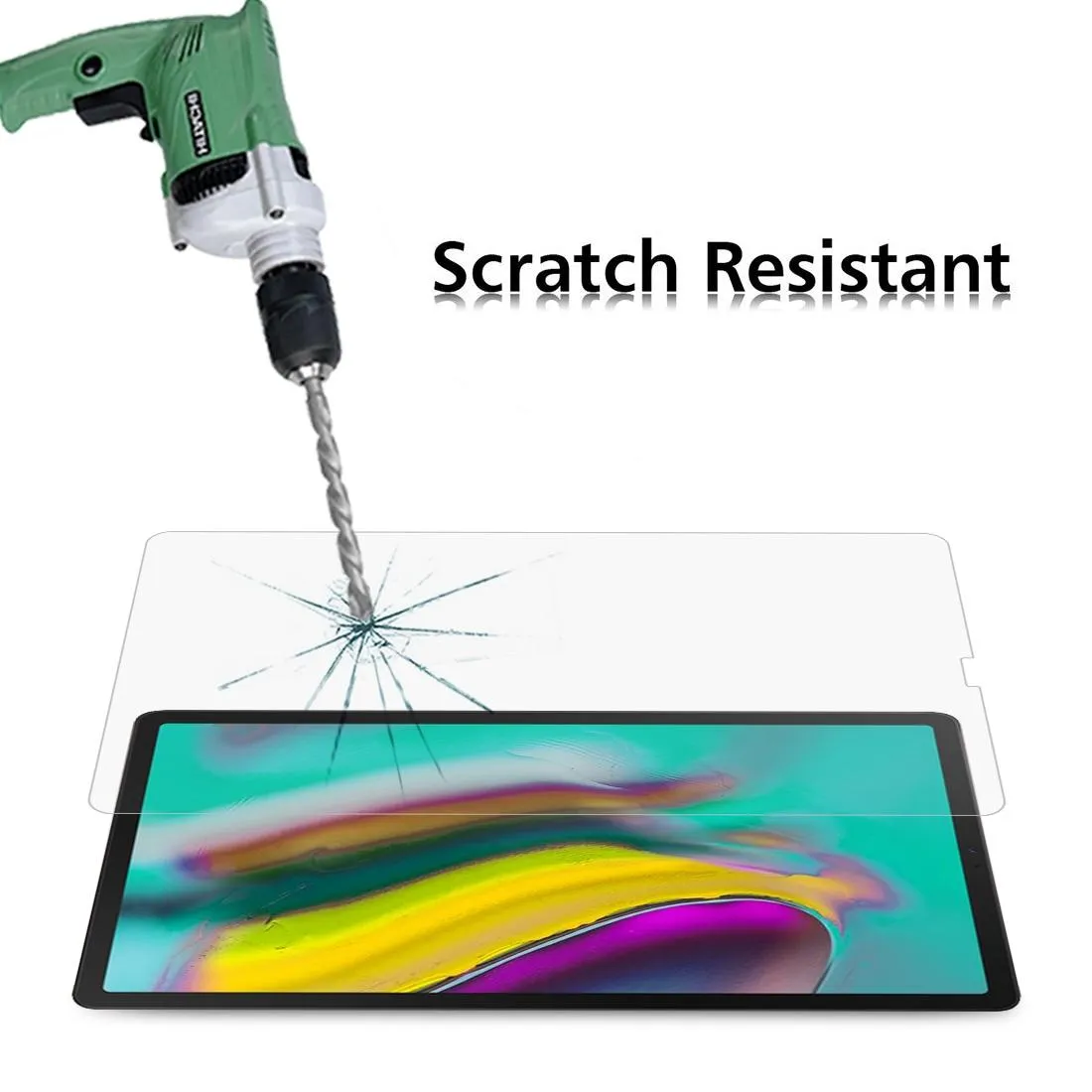 75-piece Tempered Glass Film for Samsung Galaxy Tab a 10.1 2019 - Anti-fingerprint Explosion-proof 9h Hardness