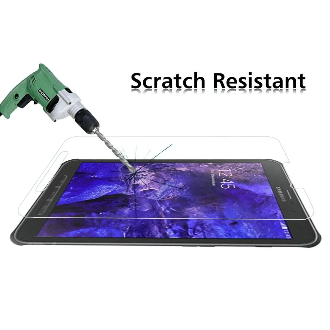 75-piece Tempered Glass Film for Samsung Galaxy Tab Active / T360 - 0.4mm 9h  Hardness 2.5d Explosion-proof