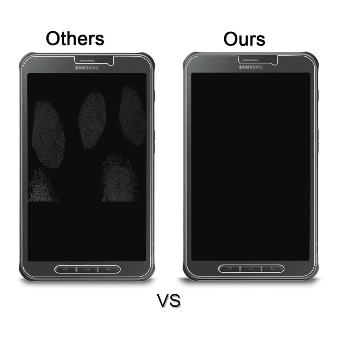 75-piece Tempered Glass Film for Samsung Galaxy Tab Active / T360 - 0.4mm 9h  Hardness 2.5d Explosion-proof