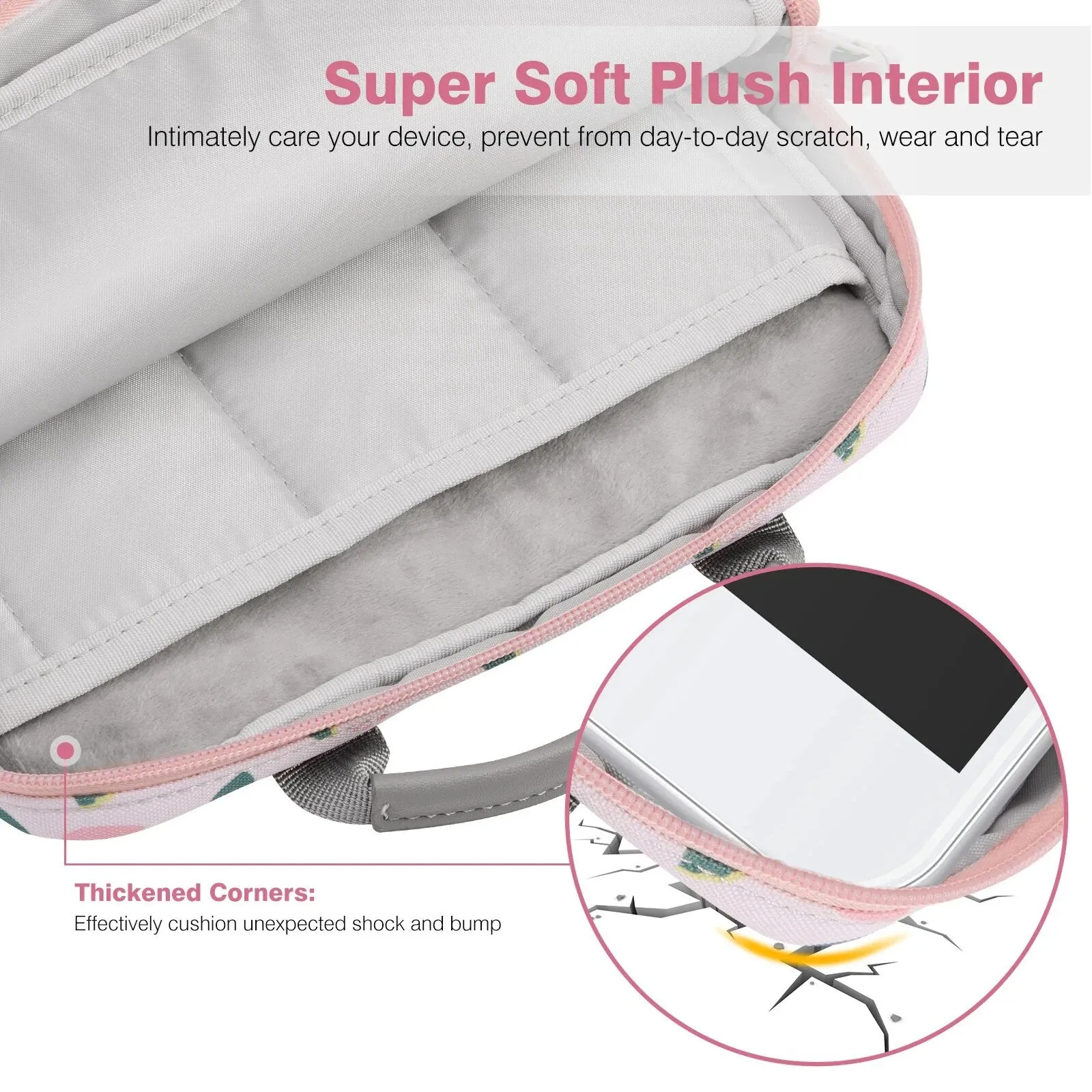 9-11 Inch Tablet Sleeve Carrying Case for Tab S8,ipad 9/8/7th Gen 10.2
