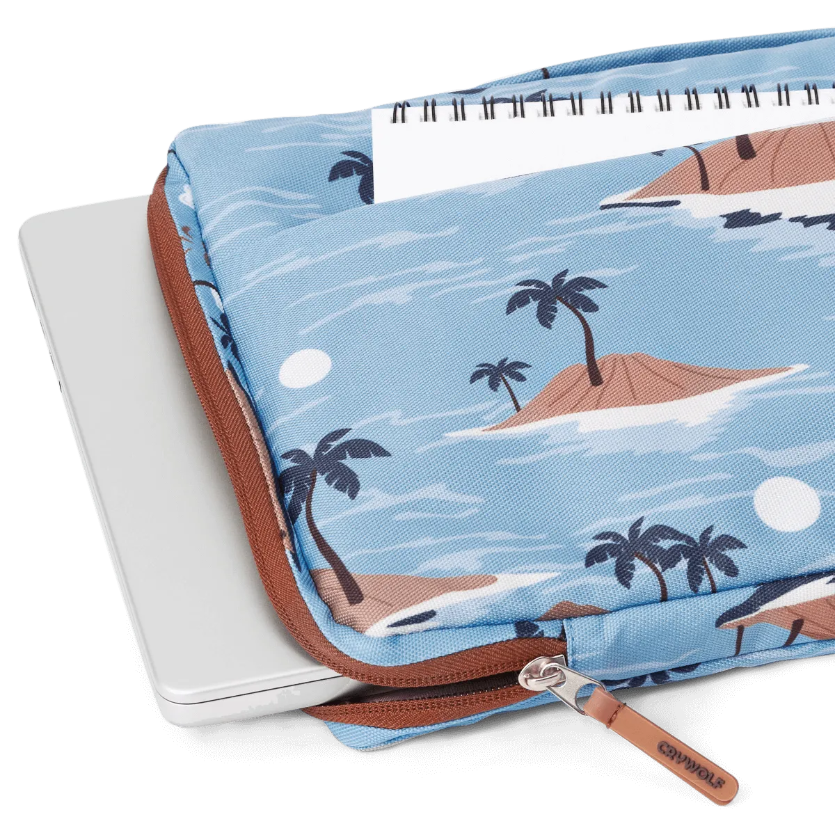 Crywolf Laptop Sleeve 13" - Blue Lost Island