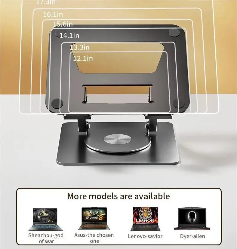Foldable Aluminium Alloy Laptop Stand for Macbook and Tablets Ls652