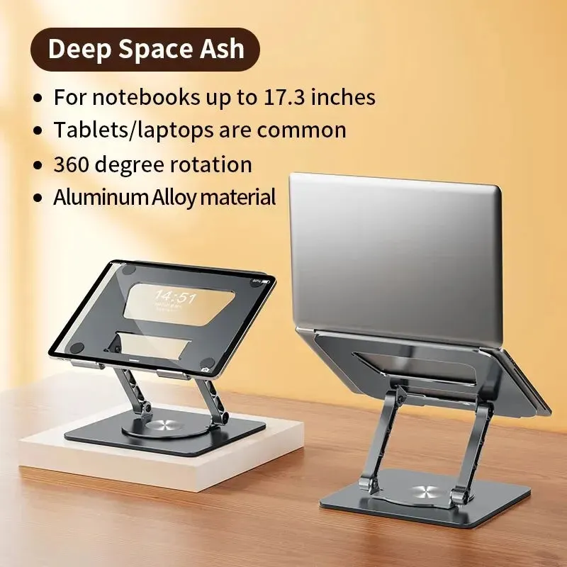 Foldable Aluminium Alloy Laptop Stand for Macbook and Tablets Ls652