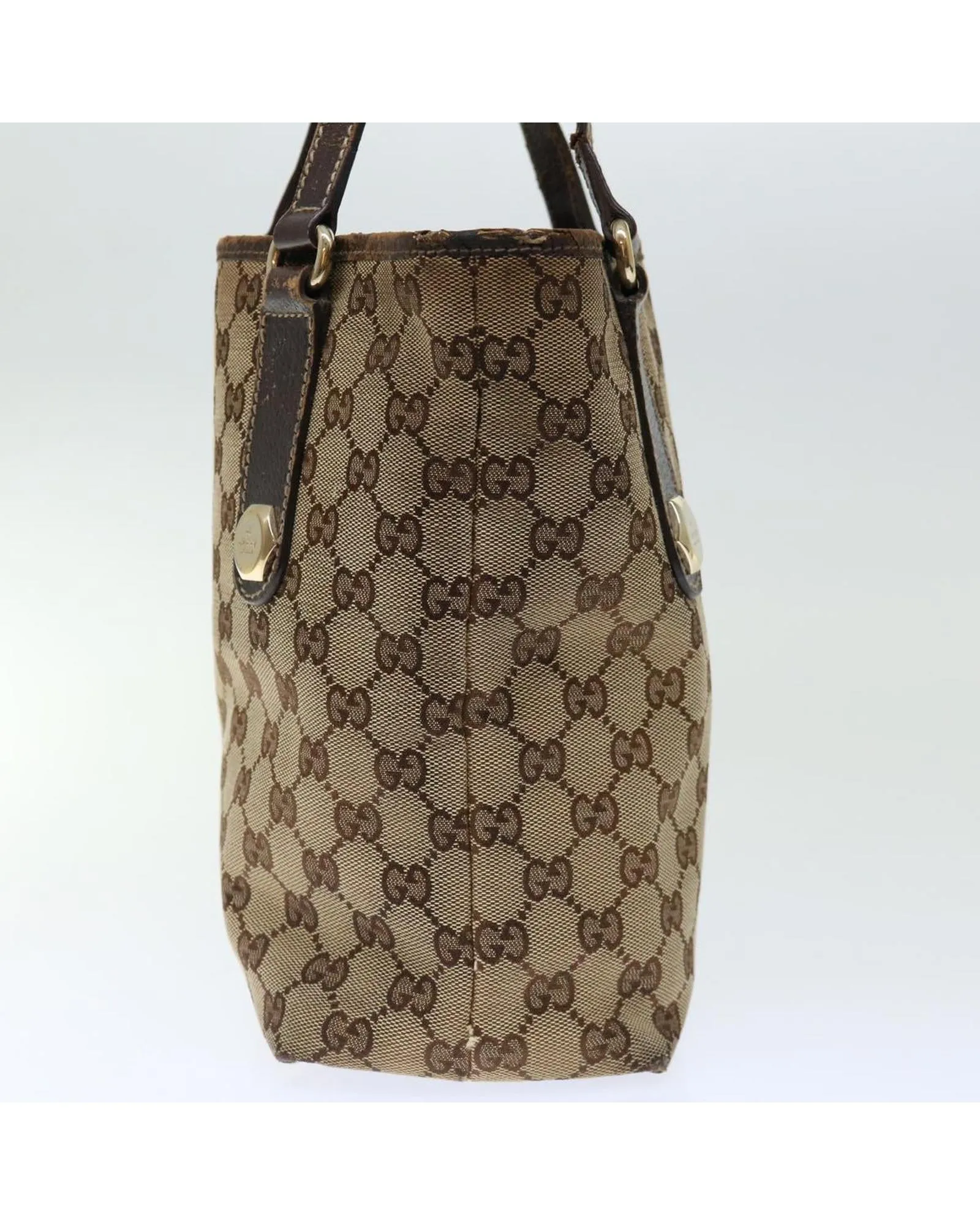 GG Canvas Beige Tote Bag with Accessories - Italy Made