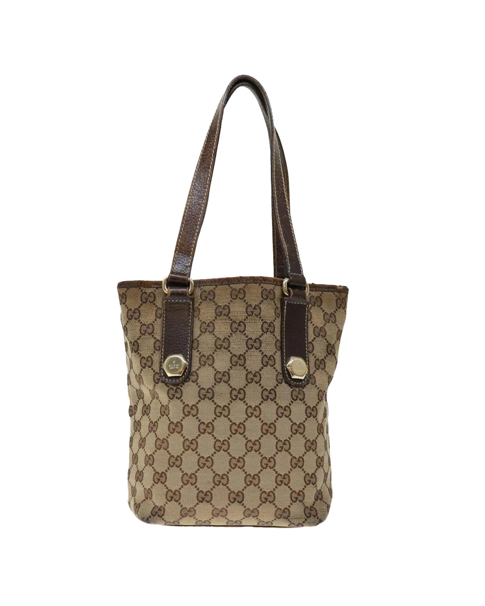 GG Canvas Beige Tote Bag with Accessories - Italy Made