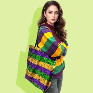 iLLASPARKZ Mardi Gras Sequin Tote Bag