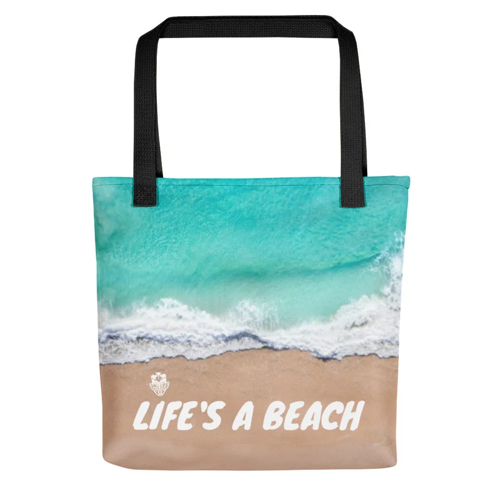 Island Vibes - "Life's A Beach" Tote Bag