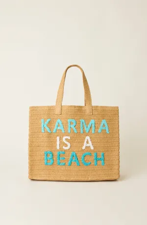 KARMA IS A BEACH TOTE