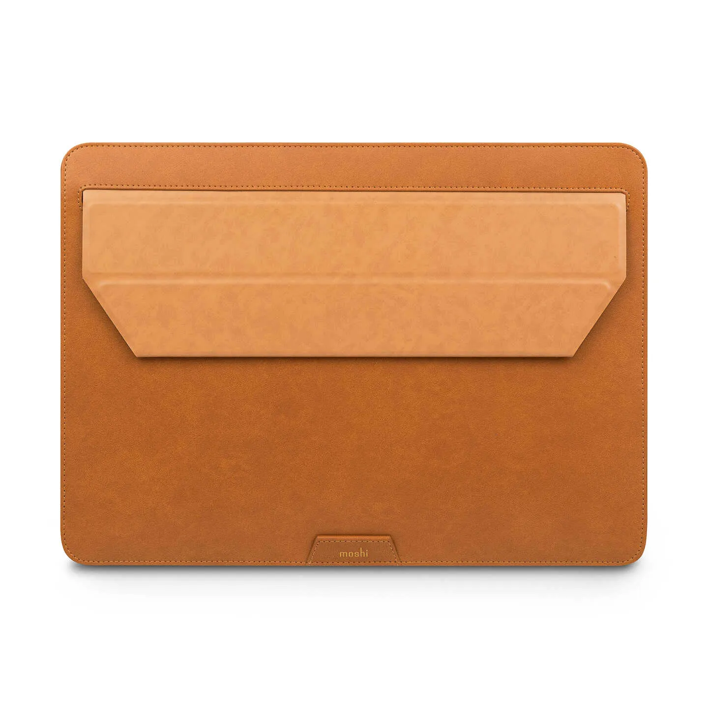 MOSHI Muse 13" 3-in-1 Slim Laptop Sleeve and Stand - Caramel Brown