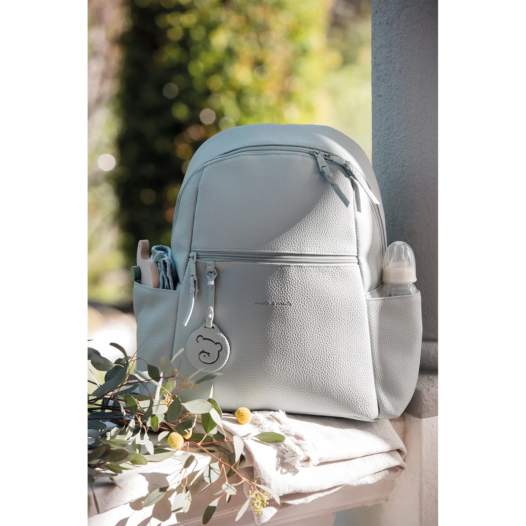 Pasito a Pasito Yummi Green Backpack Diaper Changing Bag