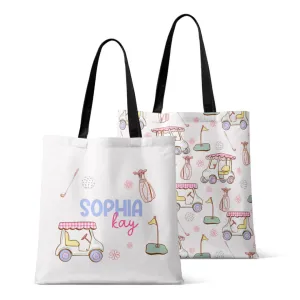 Personalized Tote Bags | Country Club Cuties Pink