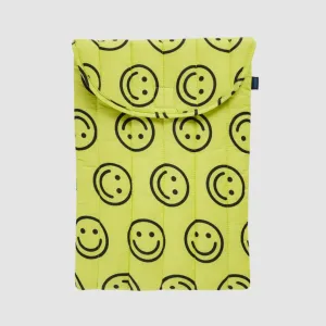 Puffy Laptop Sleeve 16" (Yellow Happy)