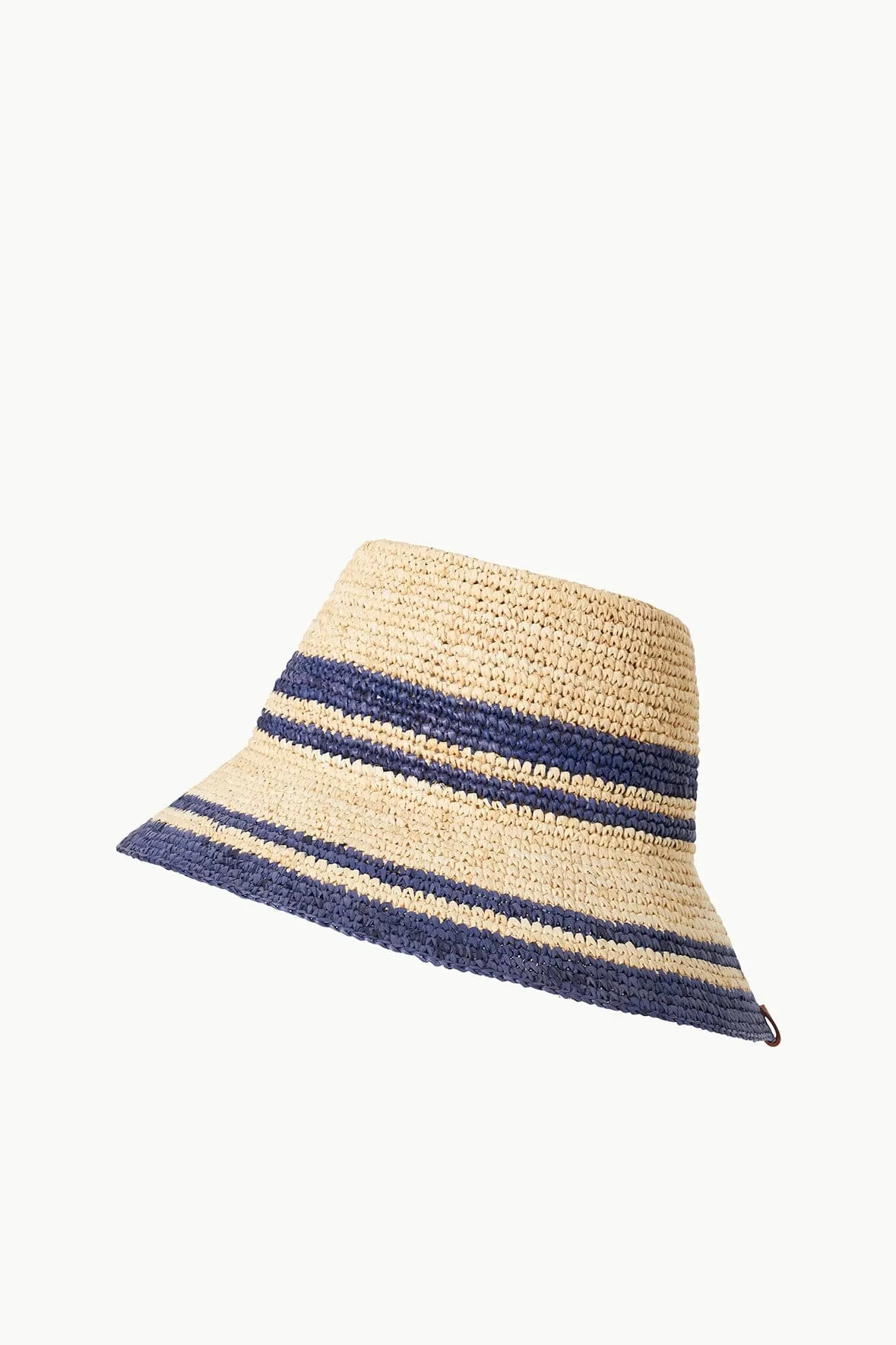 RITA BUCKET HAT | NATURAL NAVY