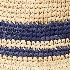 RITA BUCKET HAT | NATURAL NAVY