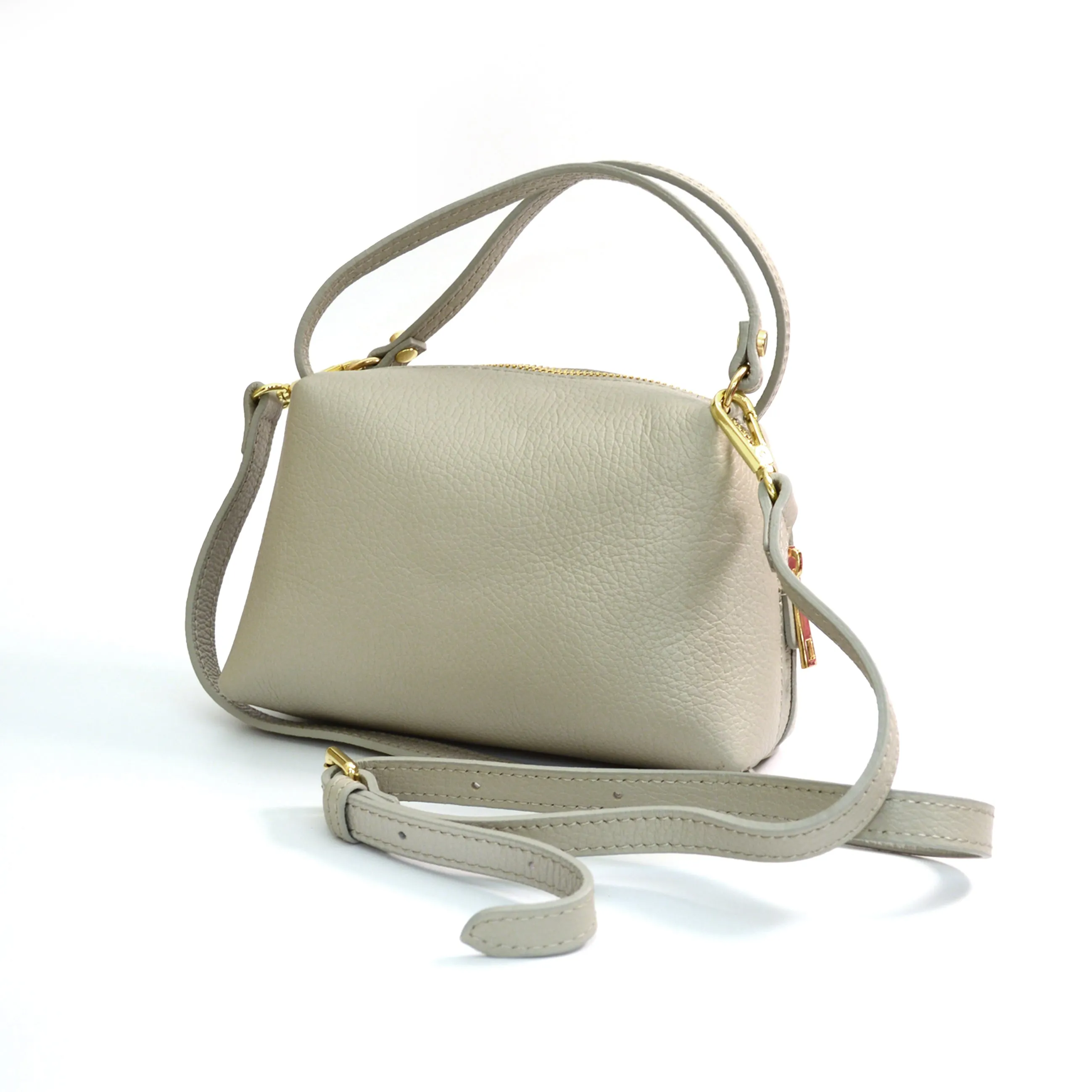 The Firenze Mini Crossbody Grey