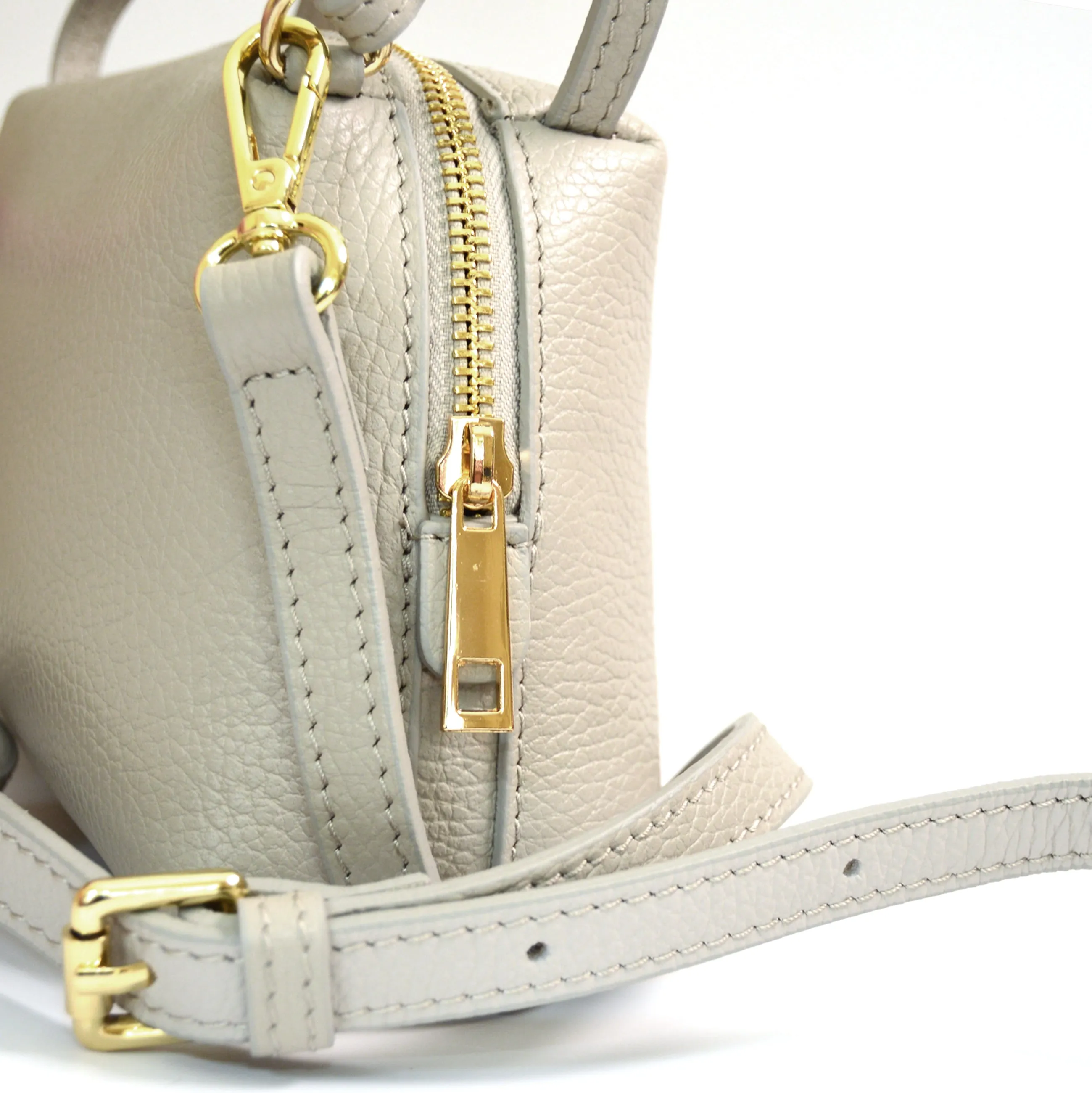 The Firenze Mini Crossbody Grey