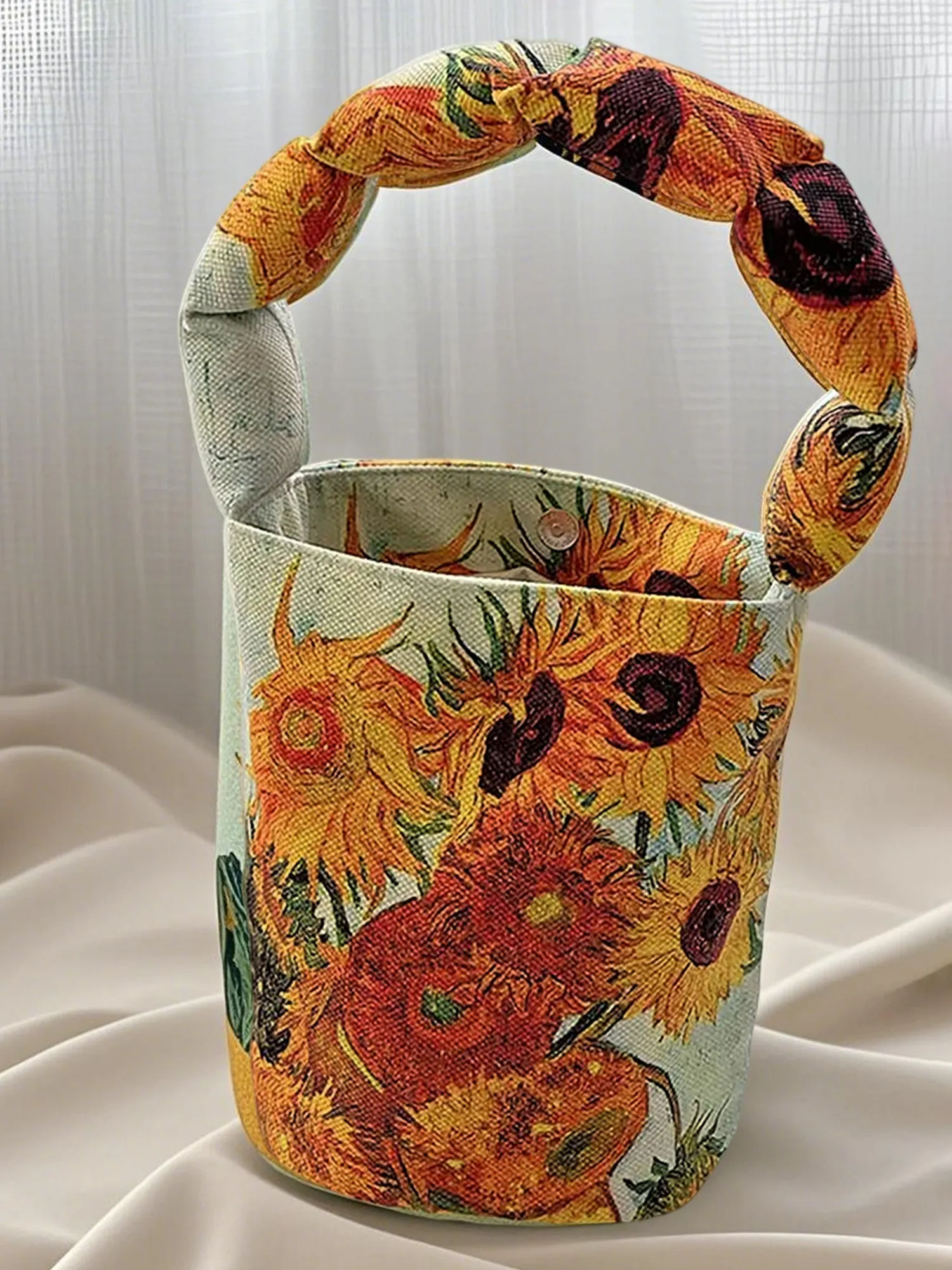 Vibrant Floral Printed Bucket Bag BP005