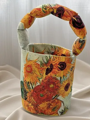 Vibrant Floral Printed Bucket Bag BP005
