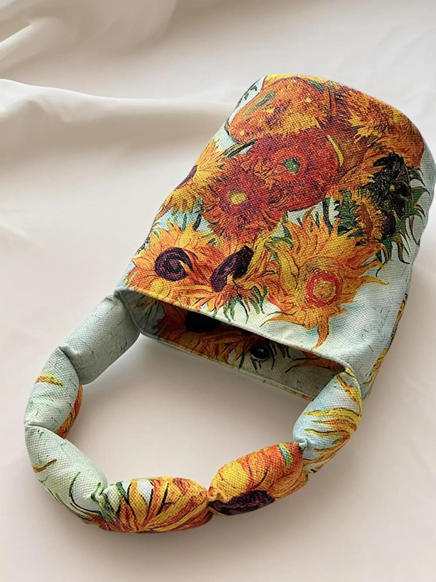 Vibrant Floral Printed Bucket Bag BP005
